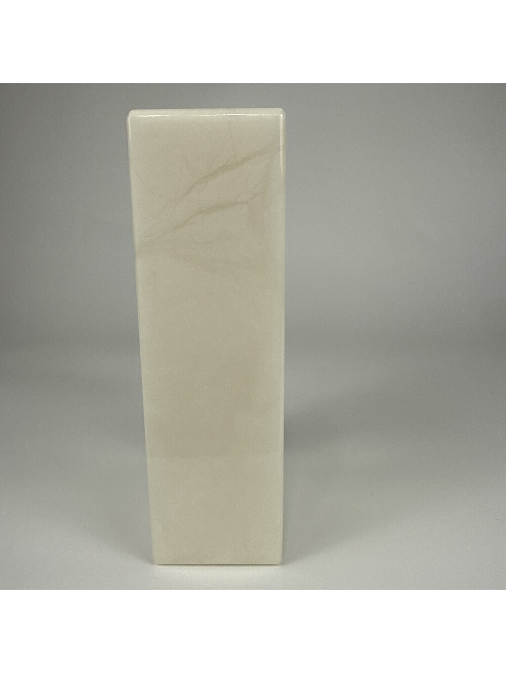 Modern Ivory Hourglass Timer • Rectangular Stone Frame Sand Timer Decor - Picture 2 of 9